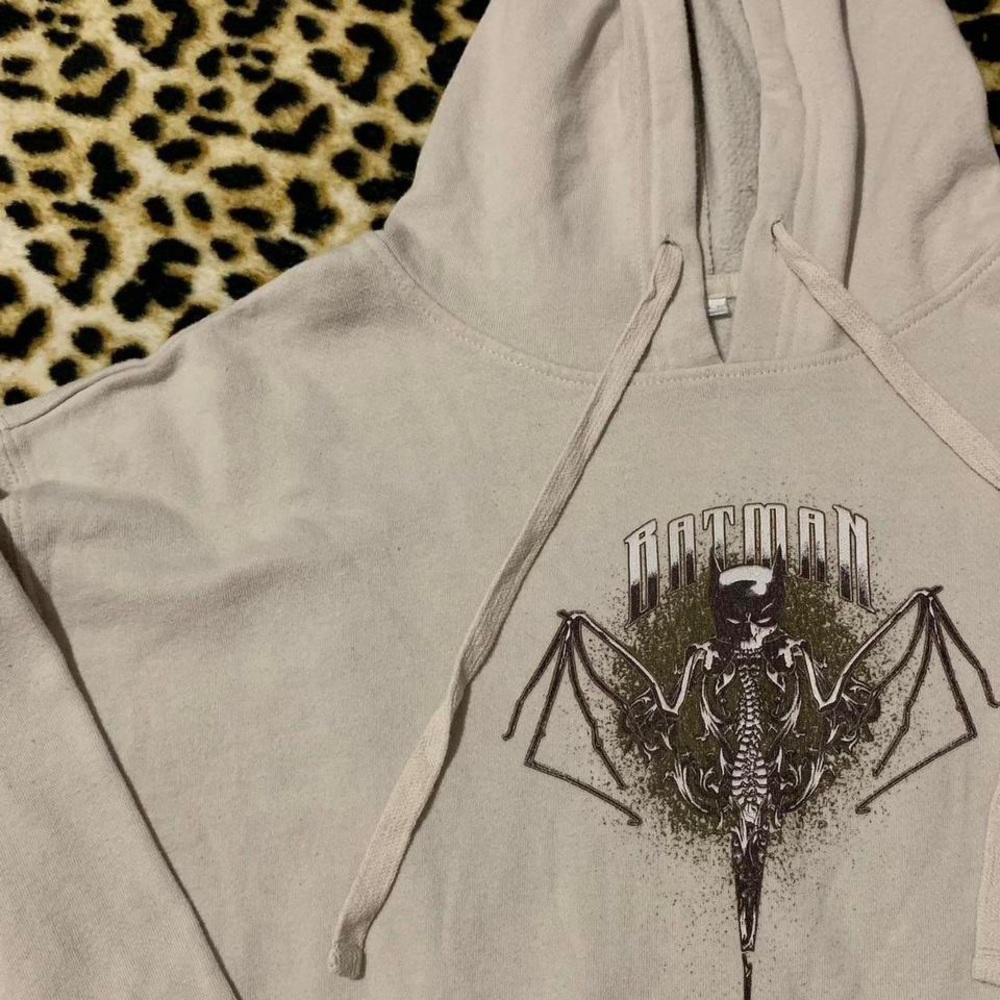 Cream / White Batman Hoodie